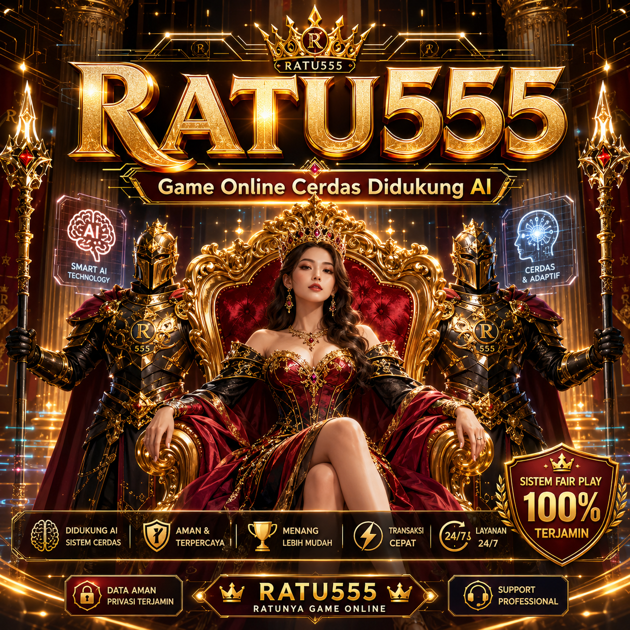 RATU555: Game Online Cerdas Berbasis AI Terbaik di Indonesia by Hey siriusly